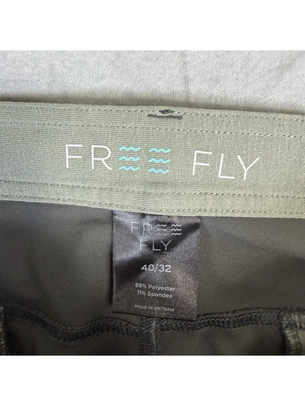 Freefly Tradewind Pants Mens 40x27* Gray Performance Stretch Chino